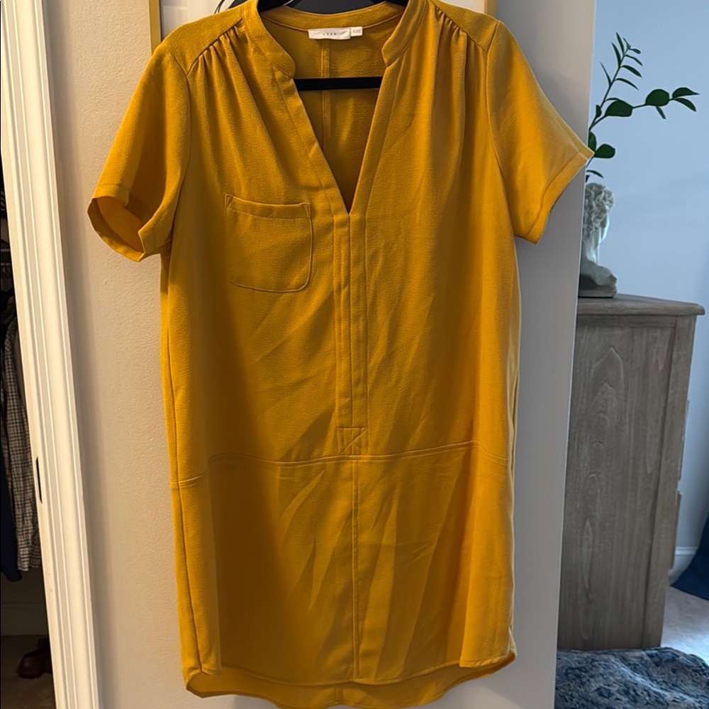 Lush Yellow Mini Dress